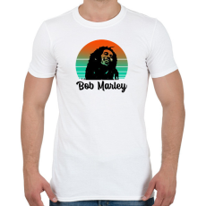 PRINTFASHION Bob Marley - Férfi póló - Fehér