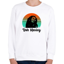 PRINTFASHION Bob Marley - Gyerek pulóver - Fehér gyerek pulóver, kardigán