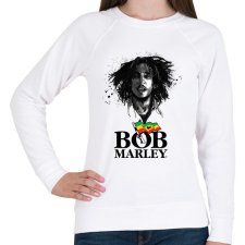 PRINTFASHION bob marley - Női pulóver - Fehér női pulóver, kardigán