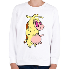 PRINTFASHION Boci és Pipi - Gyerek pulóver - Fehér