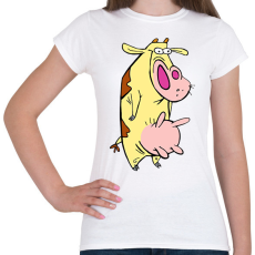 PRINTFASHION Boci és Pipi - Női póló - Fehér