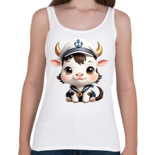 PRINTFASHION Boci - Női atléta - Fehér női trikó