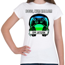 PRINTFASHION Bocs nem hallom, épp játszok - Női póló - Fehér