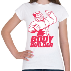 PRINTFASHION BodyBuilder - Női póló - Fehér