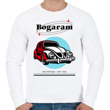 PRINTFASHION bogaram - Férfi pulóver - Fehér férfi pulóver, kardigán