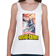 PRINTFASHION Boku no Hero Academia - Női atléta - Fehér női trikó