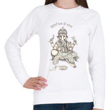 PRINTFASHION Bölcsesség mindenek felett - Női pulóver - Fehér női pulóver, kardigán