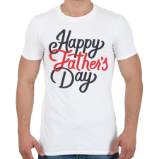 PRINTFASHION Boldog apák napját - Férfi póló - Fehér férfi póló