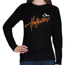 PRINTFASHION Boldog Halloweent 3 - Női pulóver - Fekete női pulóver, kardigán