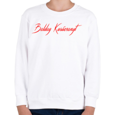 PRINTFASHION Boldog Karácsonyt - Gyerek pulóver - Fehér