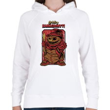 PRINTFASHION BOLDOG KARÁCSONYT  - Női kapucnis pulóver - Fehér női pulóver, kardigán