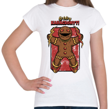 PRINTFASHION BOLDOG KARÁCSONYT - Női póló - Fehér női póló