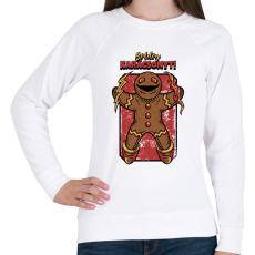 PRINTFASHION BOLDOG KARÁCSONYT - Női pulóver - Fehér