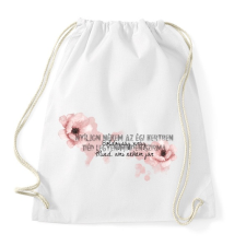 PRINTFASHION Boldogság virág - Sportzsák, Tornazsák - Fehér tornazsák