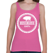 PRINTFASHION Böllérek gyöngye - Női atléta - Rózsaszín női trikó