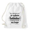 PRINTFASHION Bolondos keresztapa - Sportzsák, Tornazsák - Fehér