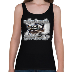 PRINTFASHION Bombardino Crocodilo - Női atléta - Fekete