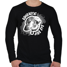 PRINTFASHION Bombastic side eye - Férfi hosszú ujjú póló - Fekete