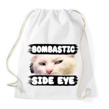 PRINTFASHION bombastic side eye - Sportzsák, Tornazsák - Fehér tornazsák