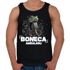PRINTFASHION Boneca Ambalabu - Férfi atléta - Fekete