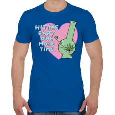 PRINTFASHION Bongozgatás - Férfi póló - Királykék