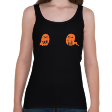 PRINTFASHION Boo-Bee - Női atléta - Fekete női trikó