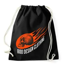 PRINTFASHION Boo Design Clothing - Sportzsák, Tornazsák - Fekete tornazsák