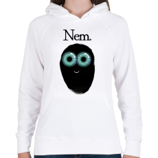 PRINTFASHION Boo Nem - Női kapucnis pulóver - Fehér