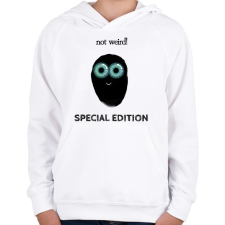 PRINTFASHION Boo special edition - Gyerek kapucnis pulóver - Fehér gyerek pulóver, kardigán