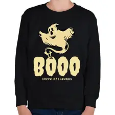 PRINTFASHION BOOO - Gyerek pulóver - Fekete gyerek pulóver, kardigán