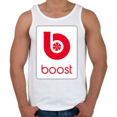 PRINTFASHION BOOST - Férfi atléta - Fehér