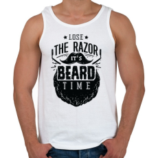 PRINTFASHION Borbély ideje - Férfi atléta - Fehér