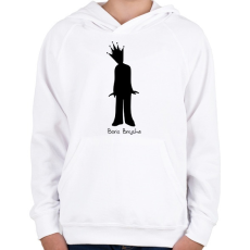 PRINTFASHION Boris Brejcha - Gyerek kapucnis pulóver - Fehér