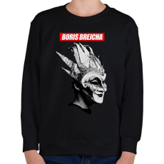 PRINTFASHION Boris Brejcha - Gyerek pulóver - Fekete