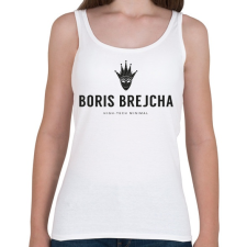 PRINTFASHION Boris Brejcha High-Tech Minimal - Női atléta - Fehér női trikó