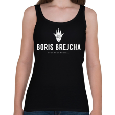 PRINTFASHION Boris Brejcha - high-tech minimal - Női atléta - Fekete női trikó