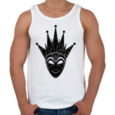 PRINTFASHION Boris Brejcha - Jelly Mask - Férfi atléta - Fehér