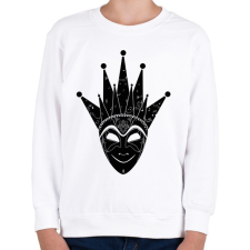 PRINTFASHION Boris Brejcha - Jelly Mask - Gyerek pulóver - Fehér gyerek pulóver, kardigán