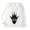 PRINTFASHION Boris Brejcha - Jelly Mask - Sportzsák, Tornazsák - Fehér