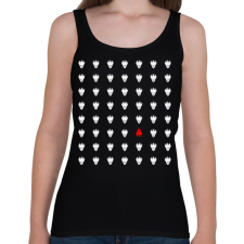 PRINTFASHION Boris Brejcha maszkok - Női atléta - Fekete női trikó