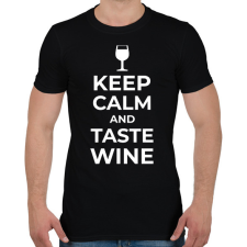 PRINTFASHION BORKÓSTOLÁS - Férfi póló - Fekete férfi póló