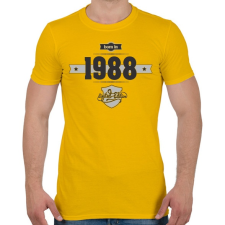 PRINTFASHION born-in-1988-(dark&lightgrey) - Férfi póló - Sárga férfi póló