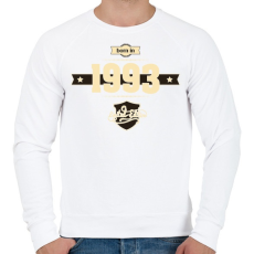 PRINTFASHION born-in-1993-cream-choco - Férfi pulóver - Fehér