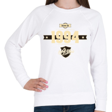 PRINTFASHION born-in-1994-cream-choco - Női pulóver - Fehér női pulóver, kardigán