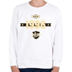 PRINTFASHION born-in-1996-cream-choco - Gyerek pulóver - Fehér