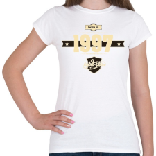 PRINTFASHION born-in-1997-cream-choco - Női póló - Fehér női póló