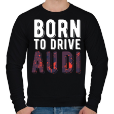 PRINTFASHION born to drive7 - Férfi pulóver - Fekete férfi pulóver, kardigán