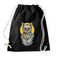 PRINTFASHION Bosscat - Sportzsák, Tornazsák - Fekete tornazsák