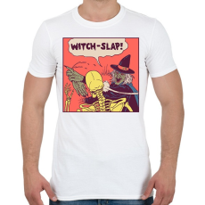 PRINTFASHION Boszi-pofon - Férfi póló - Fehér