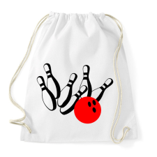 PRINTFASHION Bowling - Sportzsák, Tornazsák - Fehér tornazsák